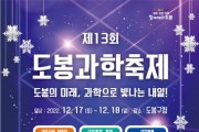 '제13회 도봉과학축제' 12월 17∼18일 개최